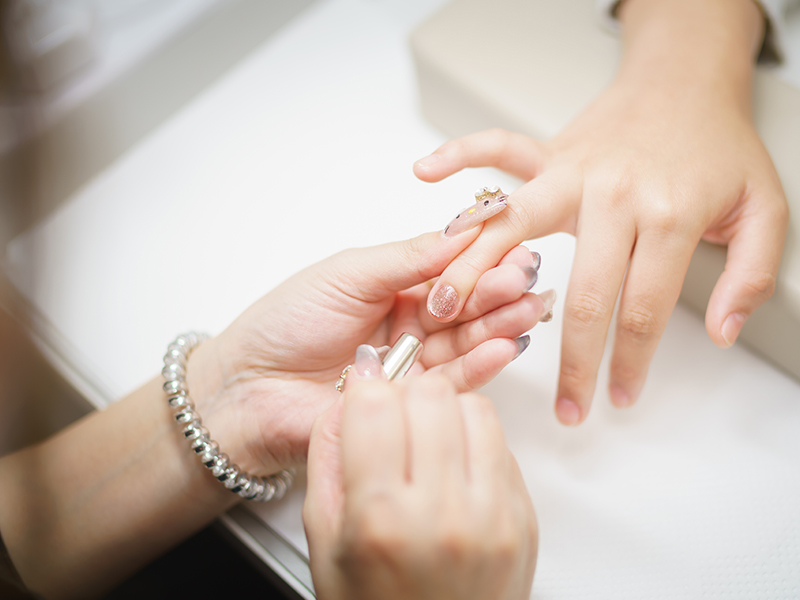 ジェル・アート施術